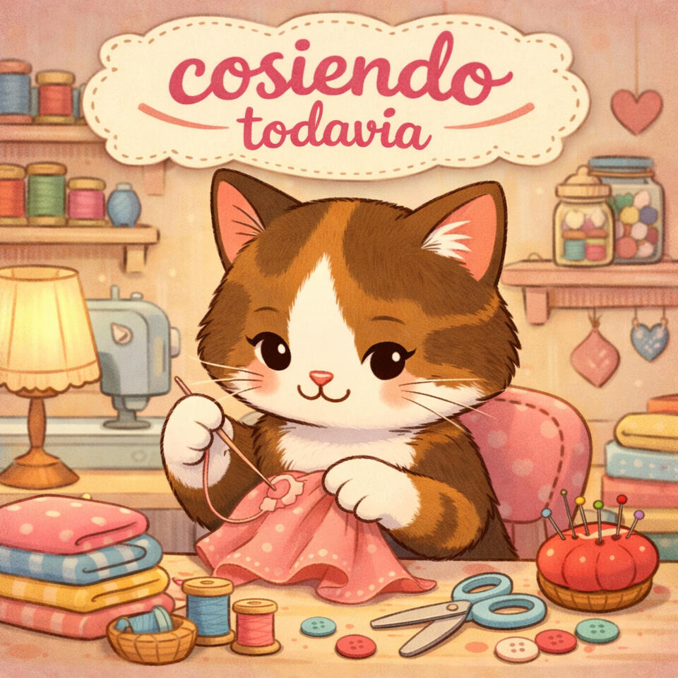 Cosiendo...